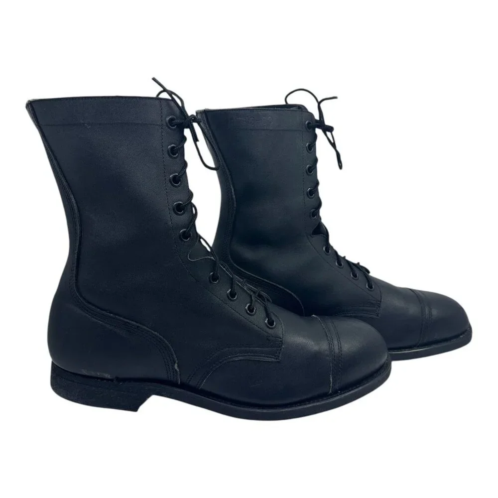 Bates Leather Lace-Up Combat Men's Boots Sz. 14R ANSI Z41.1-1991/75 Military NOS